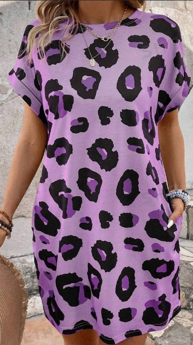 Leona | Elegantes Kleid mit Leopardenmuster