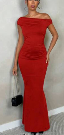 Aurelia | Elegantes schulterfreies Abendkleid
